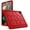 Red, variant on Poetic TurtleSkin Case for iPad Pro 12.9 5th Gen 2021, Heavy Duty Silicone Case, Kids Friendly, Black