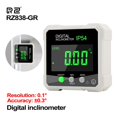 thumbnail image 1 of Medidor de ángulo de nivel Digital RZ, Mini inclinómetro Digital de medición de 360 ° con Base magnética, transportador cónico Universal electrónico Tan Jianjun unisex, 1 of 2