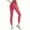 Pink, variant on WIZUTIZ Workout Leggings for Women Ultra Thin Leisure Slim Yoga Pants Elastic Stretch High Rise Full Length Trousers Solid Sweatpants for Ladies Seamless Birthday Multi-Color
