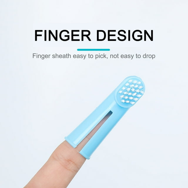 I Love Pet Head Shampoo And Conditioner Pet Toothbrush Set Dog Toothbrush Double Head Three Piece Set Pet Finger Brush Dog Hair