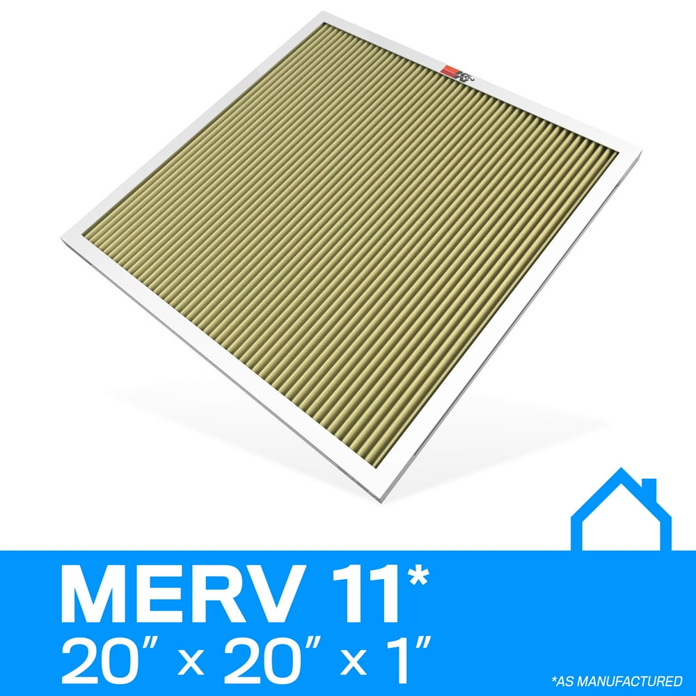 K&N 20x20x1 AC Furnace Air Filter; Lifetime Washable Reusable Filter