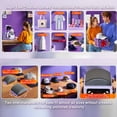 thumbnail image 4 of Hat Heat Press Machine,GOCHIFIX Automatic Hat Heat Press with 2pcs Interchangeable Platens for Caps Hats T-Shirts and HTV Iron On and Sublimation Projects,Purple, 4 of 11