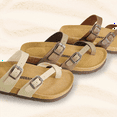 thumbnail image 5 of Cushionaire Women's Luna Cork Footbed Sandals with +Comfort, Wide Widths Available, 5 of 9