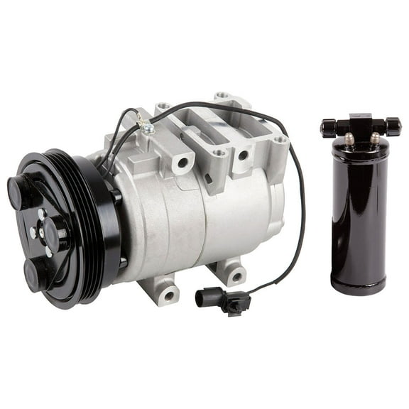 AC Compressor & A/C Drier For Kia Rio 2001 2002 2003 2004 2005 - BuyAutoParts