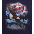thumbnail image 4 of Old Glory Mens 4th Of July American Flag Bald Eagle Short Sleeve Graphic T Shirt, 4 of 6