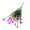 Light Red, variant on Plastic Mini Silk Lotus Beautiful Simulation Lotus Home Office Horseshoe Lotus