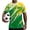 Brazil Flag, variant on Croatia Flag Mens Jerseys Summer Youth Soccer Training Shirts Quick Dry Classic Short Sleeve Crew Neck Tops Lightweight Soccer Fans Jersey S-4XL