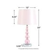 thumbnail image 4 of Signature Design by Ashley Letty Children's Crystal Table Lamp, Set of 2, 23", Light Pink, 4 of 4