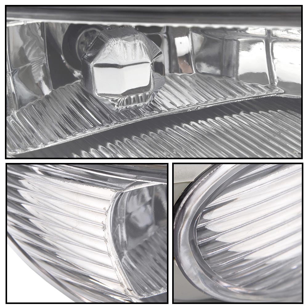 CROSSDESIGN Bumper Fog Lights Fog Lamps Fit for Toyota Camry 2002-2004/Corolla 2005-2008