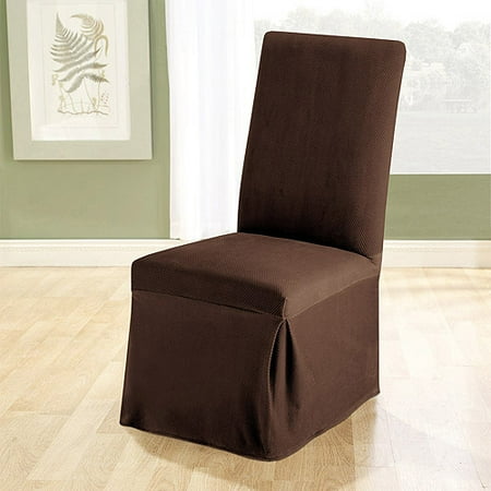 Sure Fit Stretch Pique Dining Chair Slipcover Com Sure Fit Stretch Pique Dining Chair Slipcover