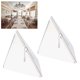 thumbnail image 1 of Soporte Para Números De Mesa, Soporte Para Tarjetas De Menú De Restaurante, Acero Inoxidable Fácil De Limpiar Para Barra Para Banquetes, 1 of 7