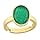thumbnail image 2 of Certified Emerald Panna 10.50 Carat / 11.25 Ratti Panchdhatu Adjustable Gold Plating Ring For Astrological Purpose Men & Women-B08HDJ, 2 of 8