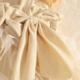 thumbnail image 6 of Wxirdiow Infant Rompers Baby Girl Romper Clothes Infant Sleeveless Bodysuit Tulle Dress Toddler Summer Jumpsuit Outfits with Headband Beige Size,6-12 Months, 6 of 7