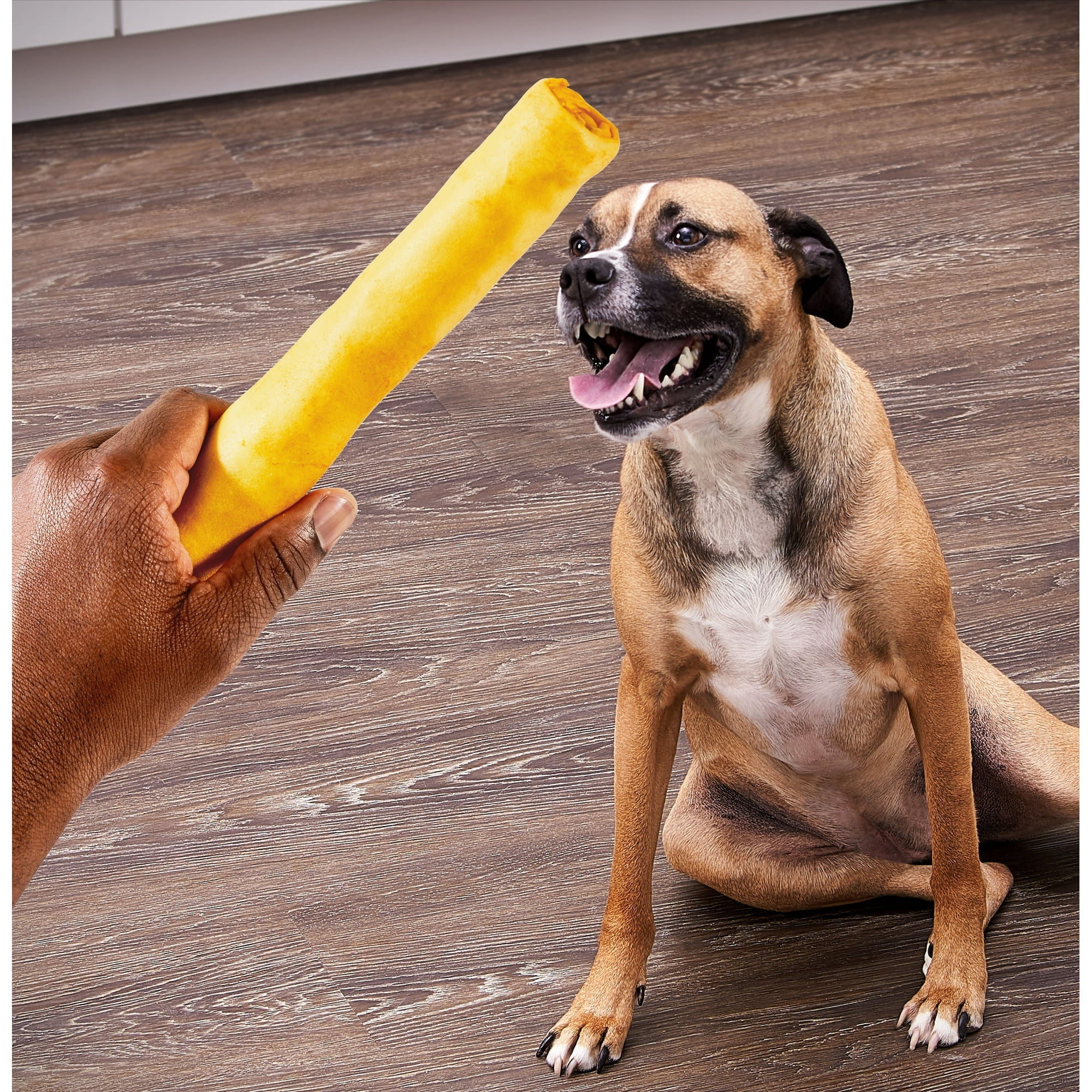 (6 pack) Ol' Roy 9 Inch Chicken Flavor Rawhide Retriever Beef Hide Chew for Dogs, 2.7 oz