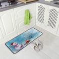 thumbnail image 4 of GZHJMY Beautiful Christmas Snowman Style Anti Fatigue Floor Comfort Mat, Microfiber Kitchen Rugs Cushioned Soft Non-Slip Floor Mats (20"x39"), 4 of 6