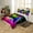 Purple, variant on Erosebridal Male Gamepads Comforter Cover Twin,Video Game Bedding Twin Size,Gradient Ombre Duvet Cover Twin,Super Cozy Geometric Room Decor,Reversible,2-Piece(No Comforter)