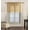 Gold, variant on (V16) GOLD 1PC Elegant Straight Sheer Rod Pocket Swag Waterfall Valance, 55" X 18" Inch&nbsp;