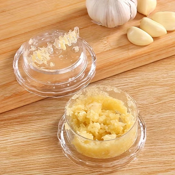 Manual Portable Garlic Crusher, Box-Shaped Kitchen Grinder For Garlic & Ginger, Easy To Clean, 1pc