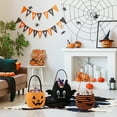 thumbnail image 7 of CHERISHGARD Set of 2 4L Halloween Cute Cotton Rope Baskets for Kids ,5.9 in*5.9 in*5.9 in ,Halloween Party Baskets for Candy,Toys, 7 of 7
