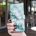 thumbnail image 6 of TECH CIRCLE Flip Wallet Phone Case for iPhone 17 Air (6.5", 2025) with Credit Card/Cash Slot, Stand Feature, Beatiful Floral Pattern PU Leather Protective Anti Scratch Lightweight Case, Magnolia, 6 of 6