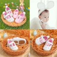 thumbnail image 6 of Infant Baby Boys Girls Slippers Princess Mary Jane Shoes Booties Soft Bottom Warm Cartoon Newborn Crib Shoes, 6 of 7