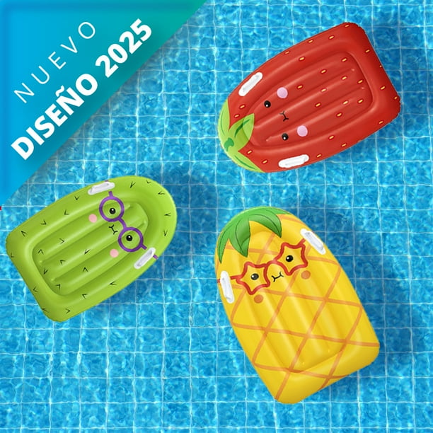 Inflable Tabla Montable Infantil Diseño Frutas Kawaii Bestway Paq. 3 Pzs.