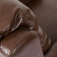 thumbnail image 4 of Noble House Adeel Faux Leather Club Chair, Dark Brown, 4 of 8