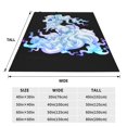 thumbnail image 3 of Manta de dibujos animados Vulpix, manta de vellón ultra suave y acogedora de lujo para sofá cama, mantas de franela cálidas para todas las estaciones, ropa de cama para niños, adolescentes y adultos, 3 of 6