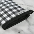 thumbnail image 4 of KITCHENAID Gingham Oven Mitt 2-Pack Set, Matte Black, 7"x13", 4 of 5