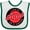 White and Green, variant on Inktastic I Love My Aunt Boys or Girls Baby Bib