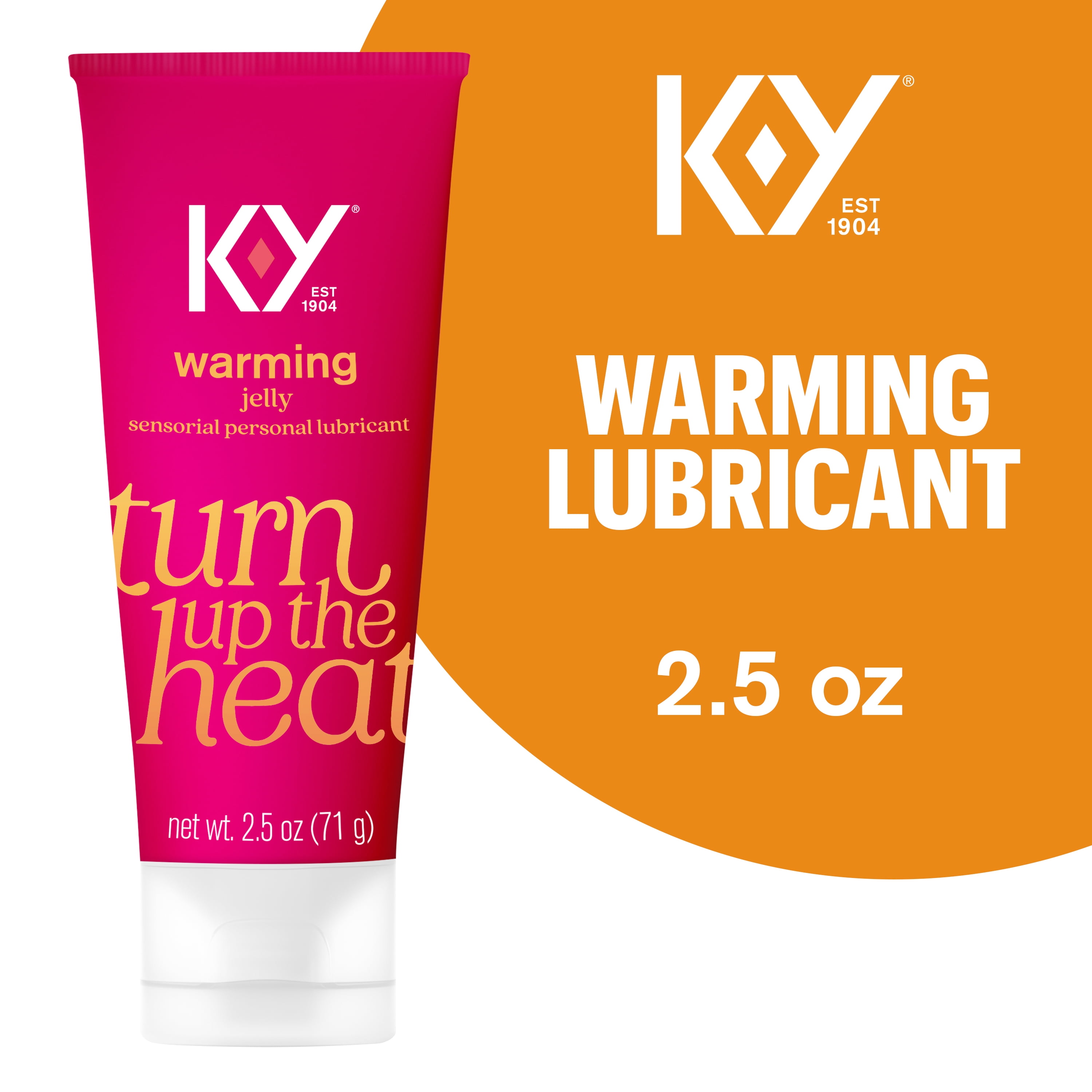 KY Warming Jelly Lube, Sensorial Personal Lubricant, Glycol Based