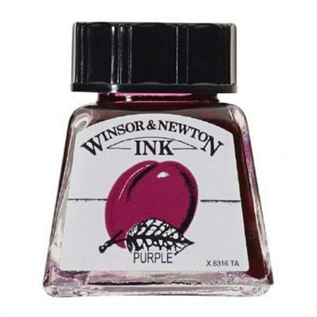 UPC: 0094376896398 | Winsor & Newton Drawing Ink  .5 oz. Bottle  Purple