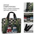 thumbnail image 4 of 16" Laptop Briefcase for Work Travel Laptop Shoulder Bag Carrying Handbag Laptop Case Two Snowmen Pattern, 4 of 8