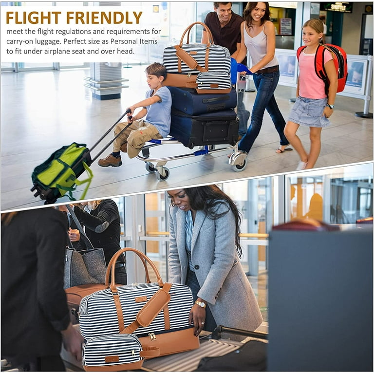 Realer Weekender Bag for Women, Mummy Hospital Carry-on Bag Travel