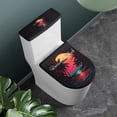 thumbnail image 2 of HELLHERO Stylish Gifts Toilet Seat Covers Set Adjustable Fits All Toilet Shapes for Bathroom, 2 of 8