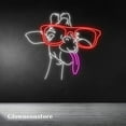 thumbnail image 2 of Glowneon Funny Giraffe Neon Sign, Giraffe Wearing Glasses Led Light, Giraffe Led Sign, 2 of 4