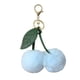 thumbnail image 2 of Llavero colgante de cerezas de piel de conejo sintético | Decoración de Fruta de Simulación de Peluche Suave | Accesorio de bolso, adorno del retrovisor del coche, gancho metálico desmontable |, 2 of 6