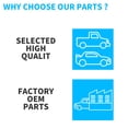 thumbnail image 5 of Debrroce Mirror Power Heated Left Driver Side for Honda for Civic DX/EX/LX/Si 06-11 & DX-G 08-11 & EX-L 09-11 2Dr 3-Mounting Hole Quantity Black Paint to Match Manual Clear Flat Electric, 5 of 7