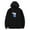 Black, variant on Unisex Ice Cream Sandwich Graphic Long Sleeve Crewneck Hoodie Cute Casual Streetwear,XXS,Black