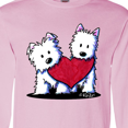 thumbnail image 4 of Inktastic Valentine Westie Duo Long Sleeve T-Shirt, 4 of 5