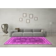thumbnail image 3 of Ahgly Company Indoor Square Oriental Pink Traditional Area Rugs, 5' Square, 3 of 4