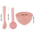 thumbnail image 4 of Unique Bargains 1 Set Lightweight Facial Mask Mixing Tool Kit 5.98" Length Pink, 4 of 5