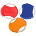 thumbnail image 1 of Frisbees para perros 3 piezas Frisbees Juguetes para perros Perro mascota Discos voladores Juguete para lanzar Juguete interactivo para perros pequeños, perros grandes y cachorros JAMW Sencillez, 1 of 5