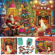 Wowok 2025 Advent Calendar Jigsaw Puzzle 1008 Pieces 24 Parts Christmas