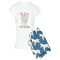 thumbnail image 1 of CafePress - Save The Drama For Yo Llama - Women's Light Pajamas, 1 of 1