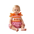 thumbnail image 2 of Baby Sleeveless Cute Embroidered Bodysuit with Bow Halloween Party Clothes Halloween Girl Outfit Size 3-18 Months, 2 of 7