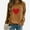 505_Gold, variant on Women's Hoodies & Sweatshirts Women'S 2024 Valentine'S Day Sweatshirt Cute Heart Shaped Printed Pullover Crewneck Long Sleeved Shirt Spring/Autu