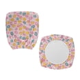 thumbnail image 5 of SCRAWLGOD Rabbit Eggs Floral Pink Easter Seat Covers for Office Chairs Soft Scratch Resistant Desk Chair Cover Universal Removable Dustproof High Back Chair Covers, 2 PCS, 5 of 7