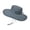 Grey, variant on Tea Party Hats for Women Lightweight Breathable Sun Bucket Hat for Outdoor Beach Travel And Summer Hiking Adventures Navy
