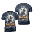 thumbnail image 3 of Happy Halloween Siberian Husky Witch Pumpkins Bats All Over Print 3D Shirt Unisex Merch Husky Dog Lover Gifts - 13012, 3 of 6
